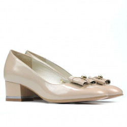 Chaussures élégantes femme 1270 vernis ivoire