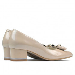 Chaussures élégantes femme 1270 vernis ivoire