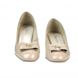 Chaussures élégantes femme 1270 vernis ivoire