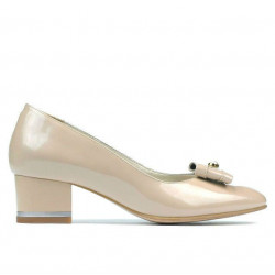 Chaussures élégantes femme 1270 vernis ivoire