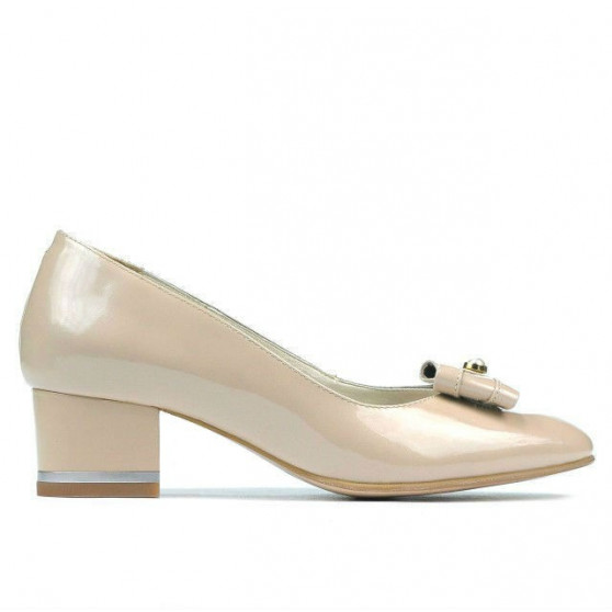 Chaussures élégantes femme 1270 vernis ivoire
