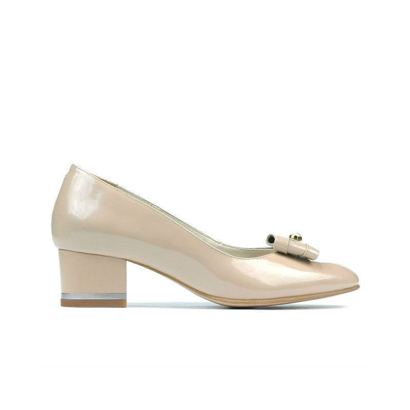 Chaussures élégantes femme 1270 vernis ivoire