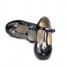 Chaussures bébés 63c vernis noir combiné