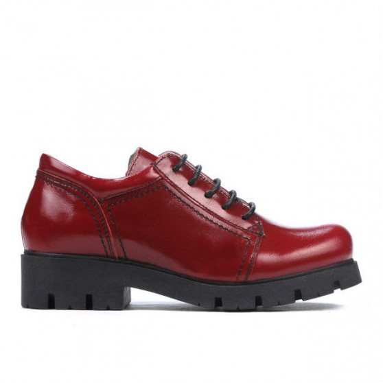 Chaussures enfants 158 vernis bordeaux