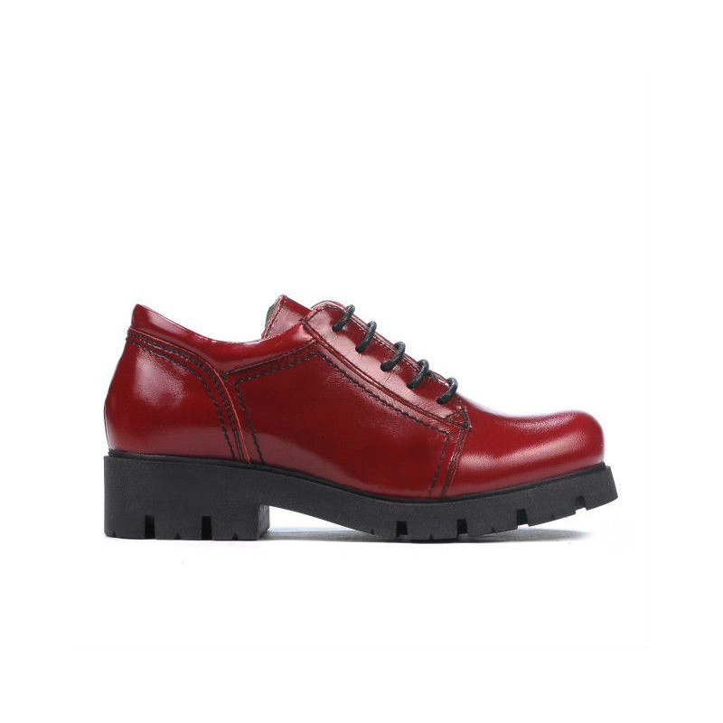 Chaussures enfants 158 vernis bordeaux