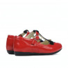 Chaussures enfants petits 63c vernis rouge combiné