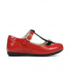 Chaussures enfants petits 63c vernis rouge combiné