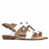 Sandales femme 5048 blanc combiné