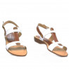 Sandales femme 5048 blanc combiné