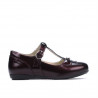 Chaussures petits enfants 63c vernis bordeaux