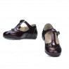 Chaussures petits enfants 63c vernis bordeaux