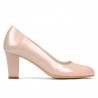 Chaussures élégantes femme 1209 vernis ivoire