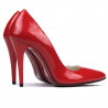 Chaussures élégantes femme 1241 vernis rouge