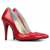 Chaussures élégantes femme 1241 vernis rouge