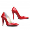 Chaussures élégantes femme 1241 vernis rouge