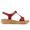 Sandales femme 5040-1 rouge