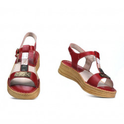 Sandales femme 5040-1 rouge