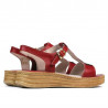 Sandales femme 5040-1 rouge