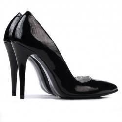 Chaussures élégantes femme 1241 vernis noir