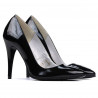 Chaussures élégantes femme 1241 vernis noir