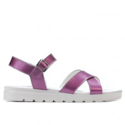 Sandales femme 5049 rose nacré