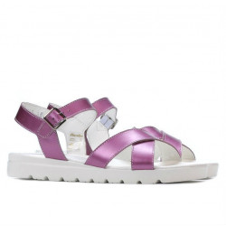 Sandales femme 5049 rose nacré
