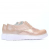 Chaussures décontractées femme 663-2 poudre nacré combiné