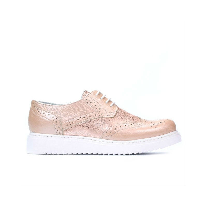 Chaussures décontractées femme 663-2 poudre nacré combiné