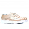 Chaussures décontractées femme 663-2 poudre nacré combiné