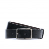 Ceinture homme 09b bicolore noir+marron