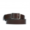 Ceinture homme 09b bicolore noir+marron