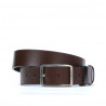 Ceinture homme 09b bicolore noir+marron