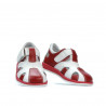 Chaussures enfants 07-1c rouge+blanc