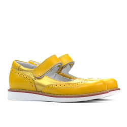 Chaussures enfants 153 jaune combiné