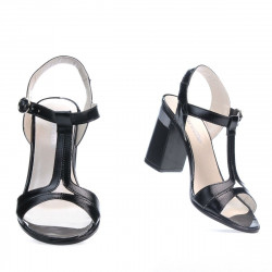 Sandales femme 5055 vernis noir