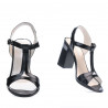 Sandales femme 5055 vernis noir