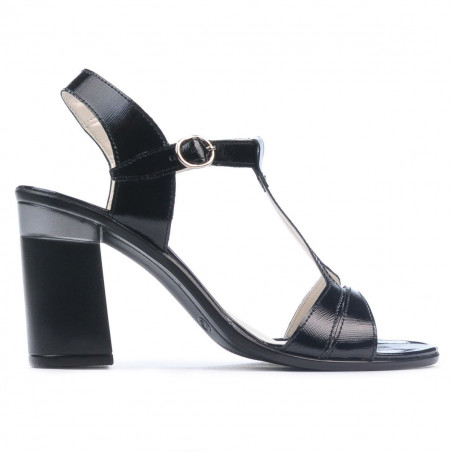 Sandales femme 5055 vernis noir