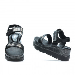 Sandales femme 5051 noir combiné