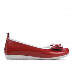 Chaussures enfants 141 vernis rouge