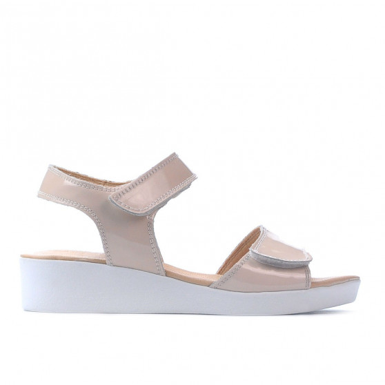 Sandales enfants 532 vernis nude