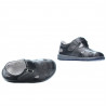 Chaussures petits enfants 07-1c indigo+gris