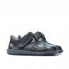 Chaussures petits enfants 07-1c indigo+gris