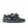 Chaussures petits enfants 07-1c indigo+gris