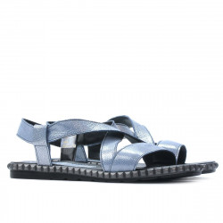 Sandales femme 5050 bleu argento