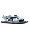 Sandales femme 5050 bleu argento