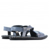 Sandales femme 5050 bleu argento