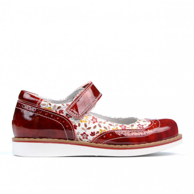 Chaussures enfants 153 vernis rouge