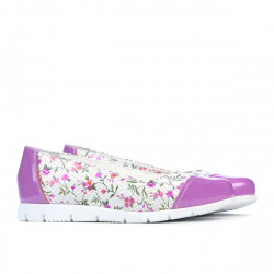 Chaussures enfants 171 vernis violet combiné
