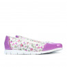 Chaussures enfants 171 vernis violet combiné