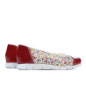 Chaussures enfants 171 vernis rouge combiné